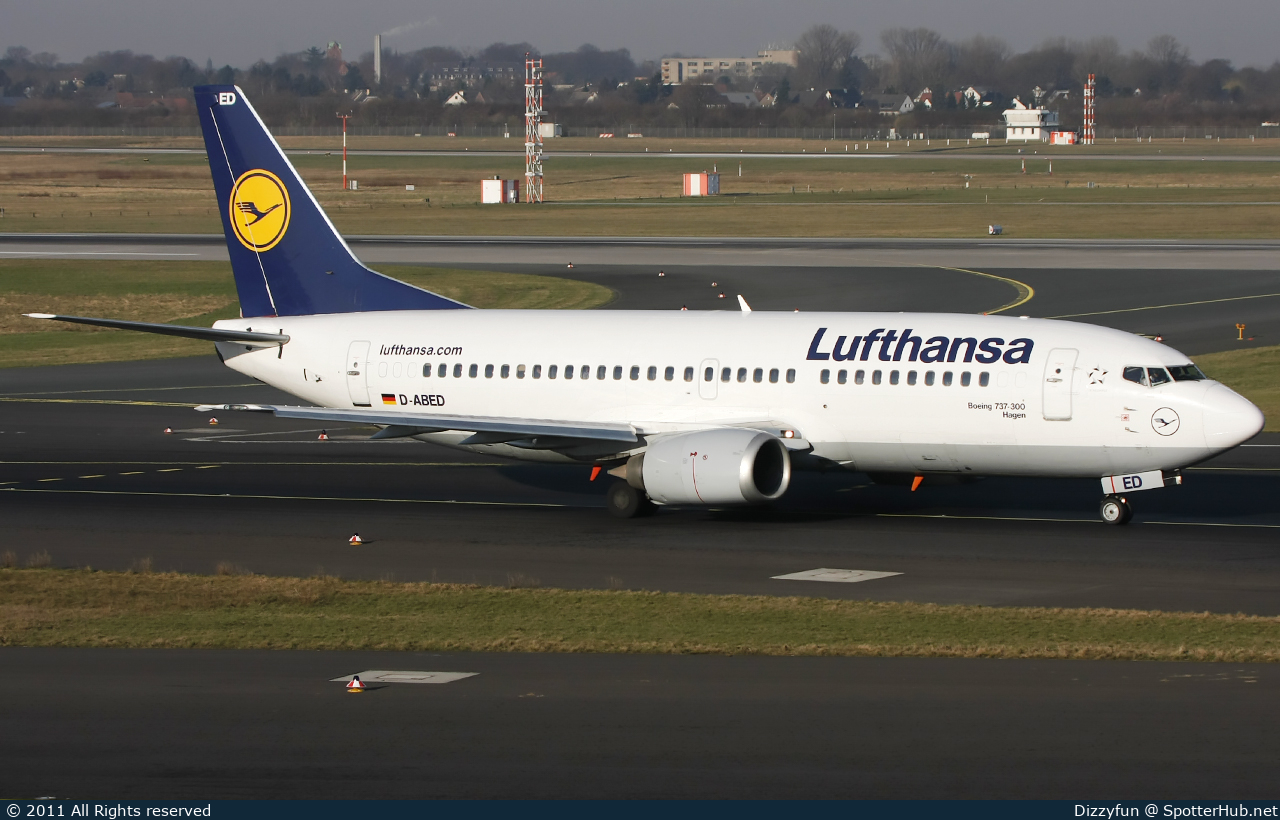 Photo of D-ABED - Boeing 737-330 operated by Lufthansa