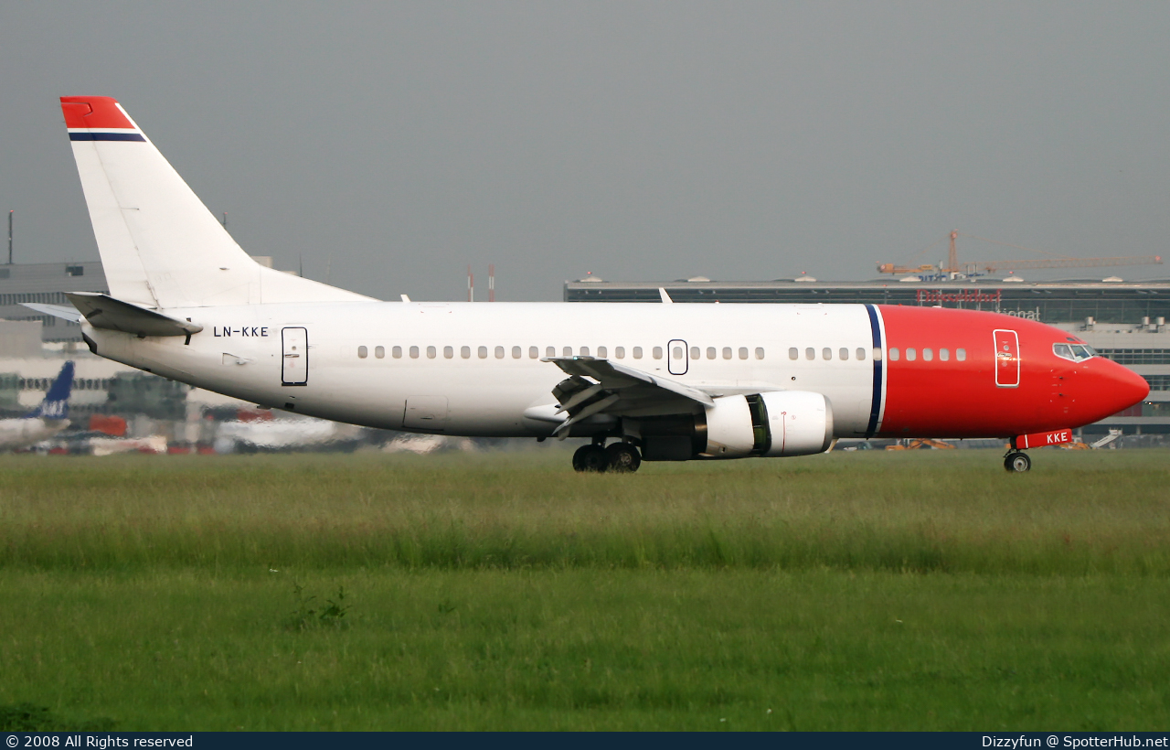 Photo of LN-KKE - Boeing 737-33A operated by Norwegian Air Shuttle