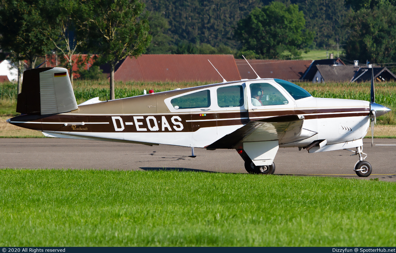 Photo of D-EQAS - Beechcraft V35 Bonanza operated by Private