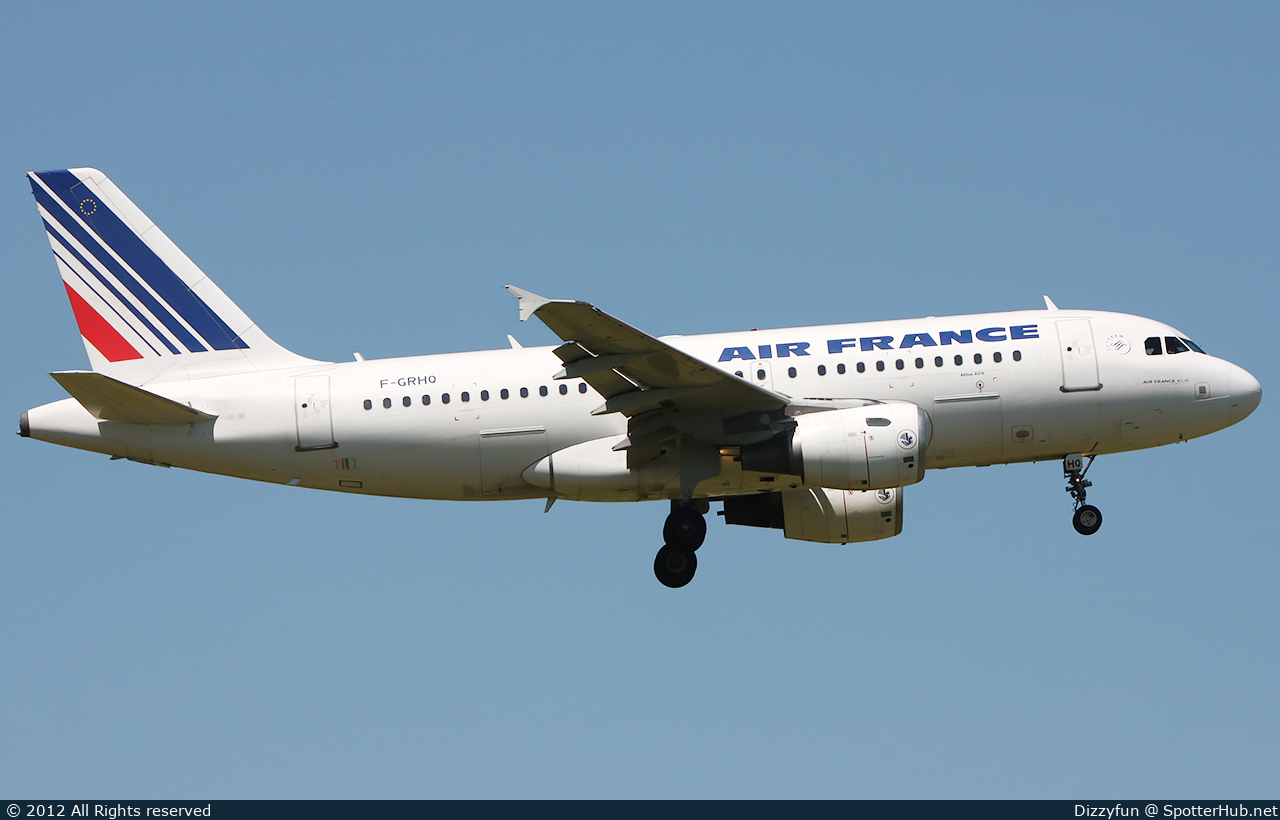 Photo of F-GRHQ - Airbus A319-111 operated by Air France