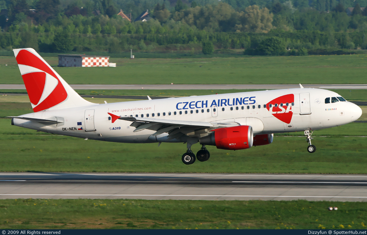 Photo of OK-NEN - Airbus A319-112 operated by CSA Czech Airlines