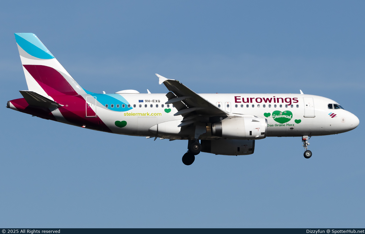 Photo of 9H-EXQ - Airbus A319-132 operated by Eurowings Europe Malta