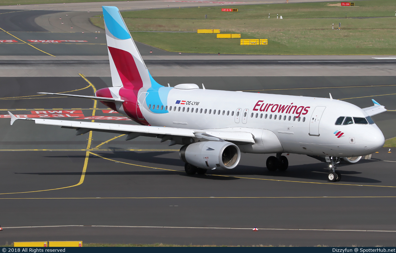 Photo of OE-LYW - Airbus A319-132 operated by Eurowings Europe