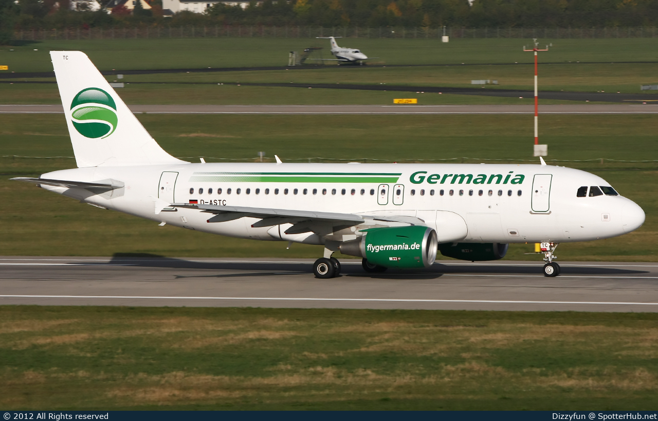 Photo of D-ASTC - Airbus A319-112 operated by Germania