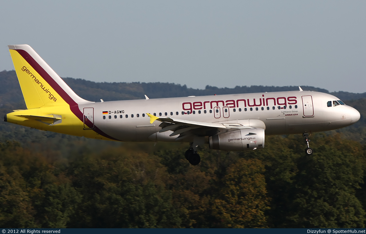 Photo of D-AGWG - Airbus A319-132 operated by Germanwings