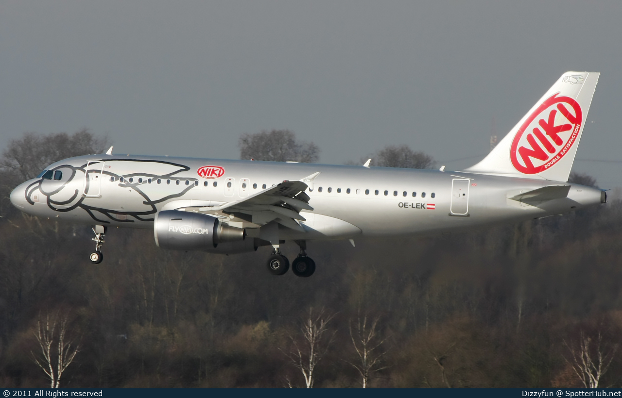 Photo of OE-LEK - Airbus A319-112 operated by Niki