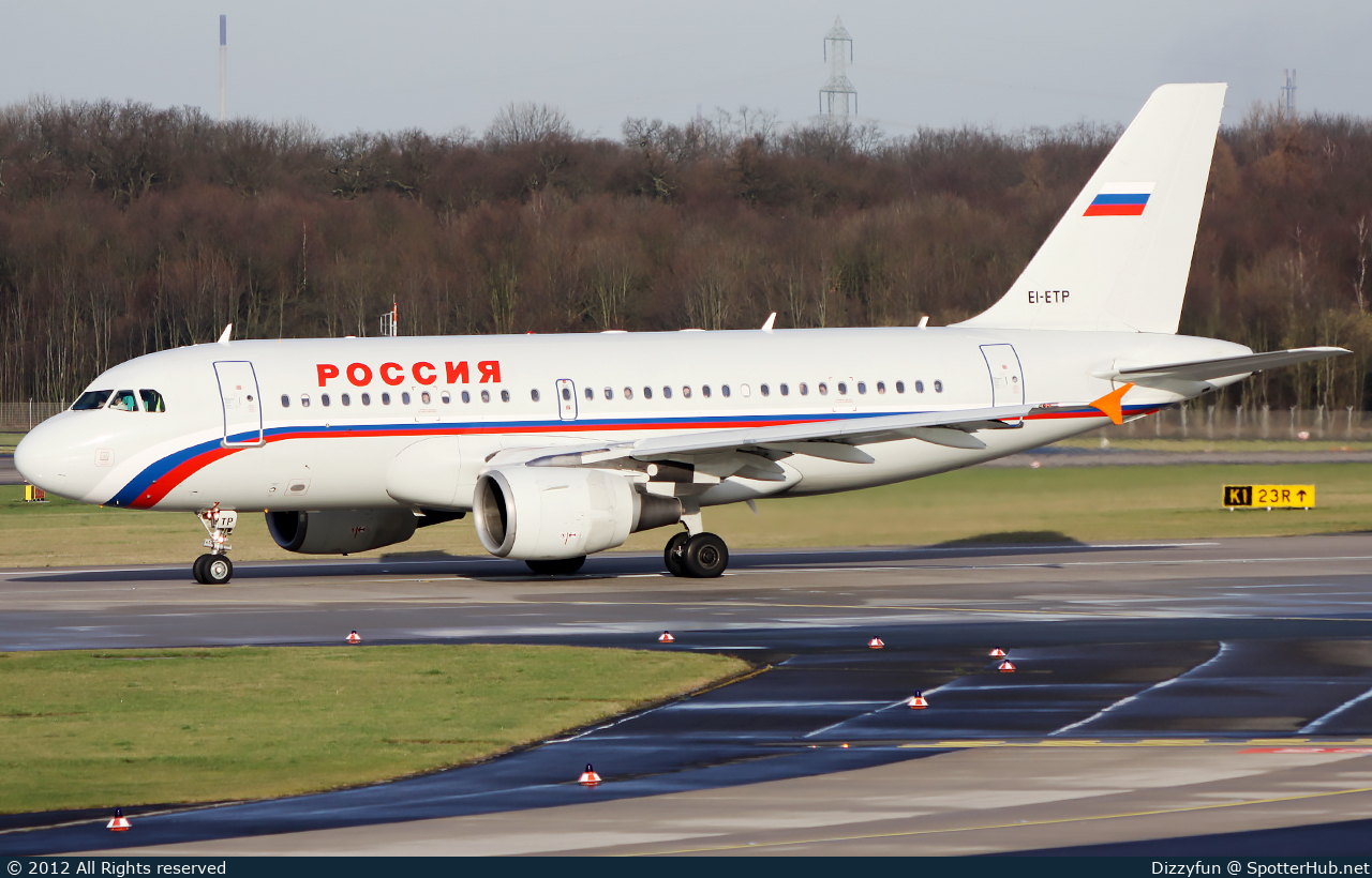 Photo of EI-ETP - Airbus A319-111 operated by Rossiya Airlines
