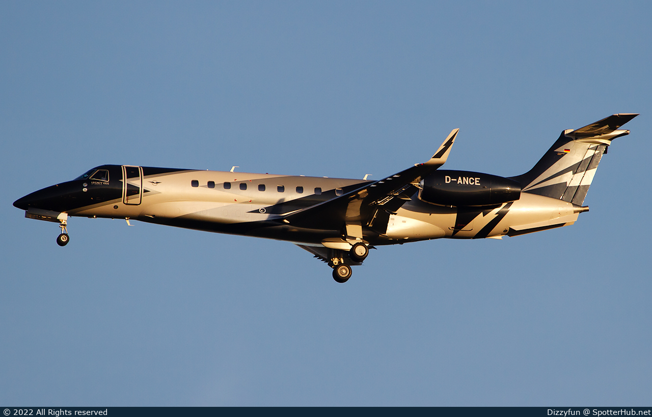 Photo of D-ANCE - Embraer Legacy 650E operated by Air Hamburg