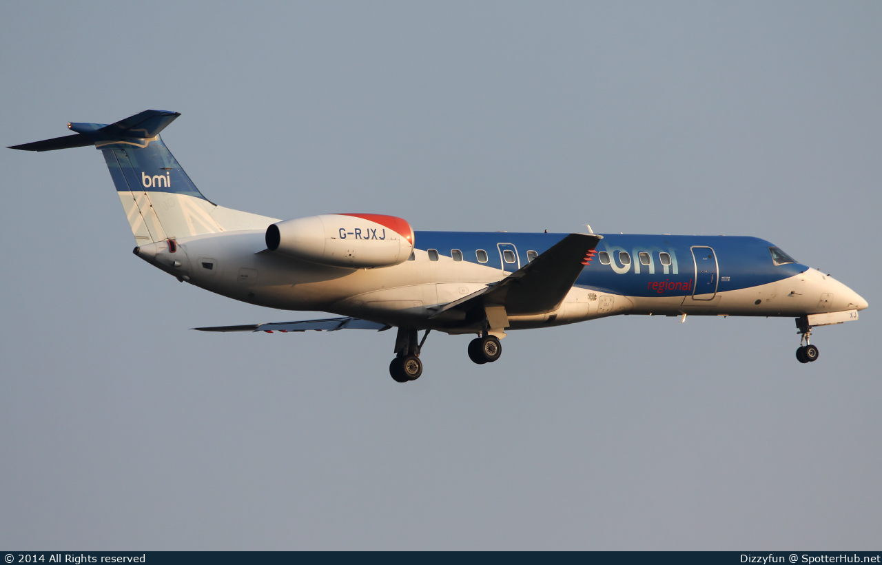 Photo of G-RJXJ - Embraer ERJ-135ER operated by bmi Regional