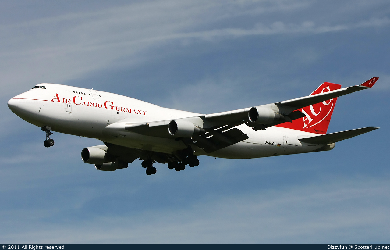 Photo of D-ACGD - Boeing 747-412(BCF) operated by Air Cargo Germany