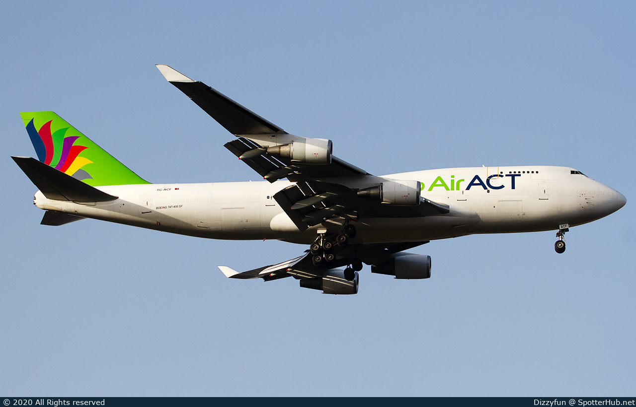 Photo of TC-ACF - Boeing 747-481(BDSF) operated by Air ACT