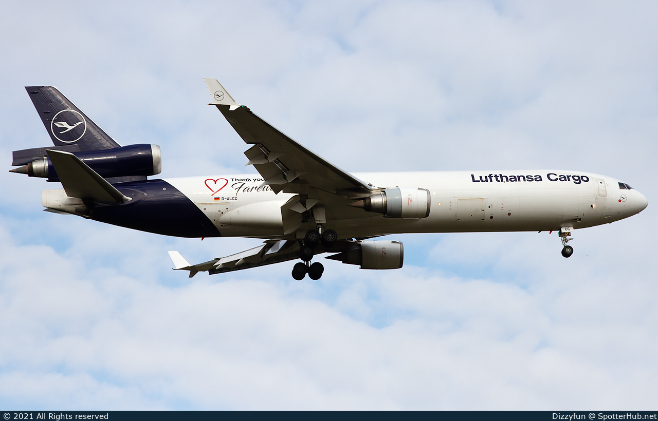 Photo of D-ALCC - McDonnell Douglas MD-11(F) operated by Lufthansa Cargo