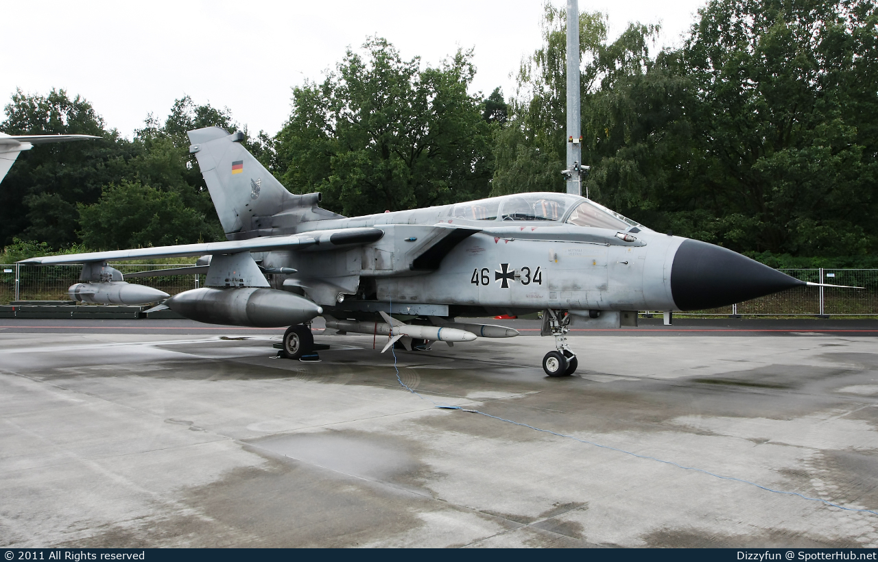 Photo of 46+34 - Panavia Tornado ECR operated by German Air Force