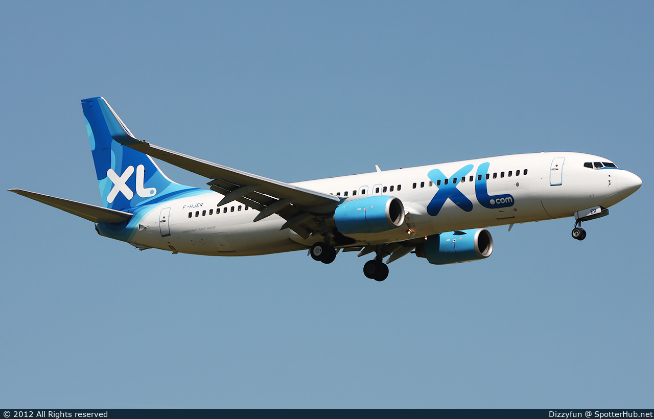 Photo of F-HJER - Boeing 737-86N operated by XL Airways France