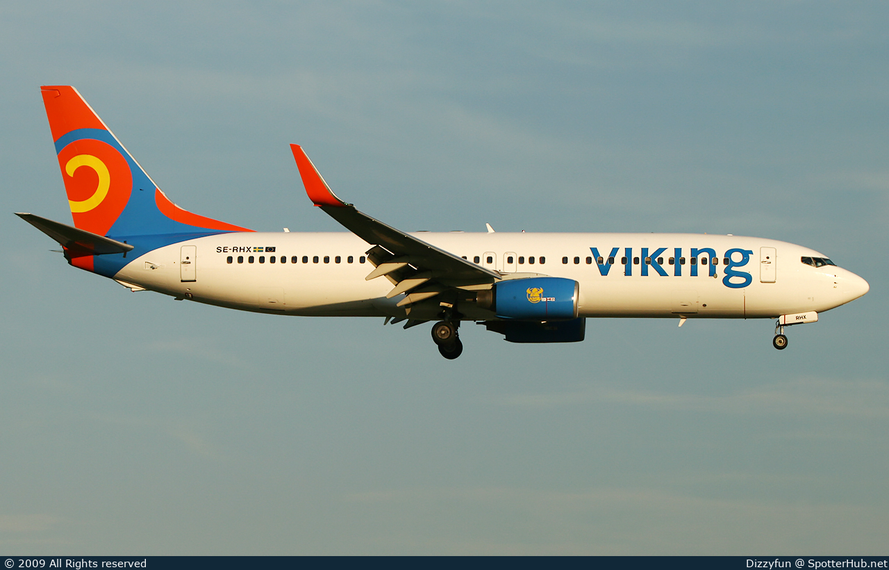 Photo of SE-RHX - Boeing 737-86N operated by Viking Airlines
