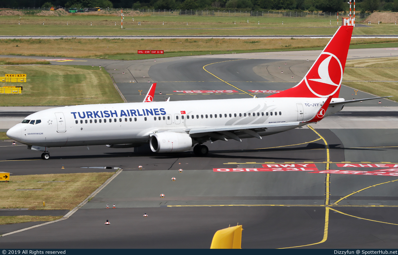 Photo of TC-JVY - Boeing 737-8F2 operated by Turkish Airlines