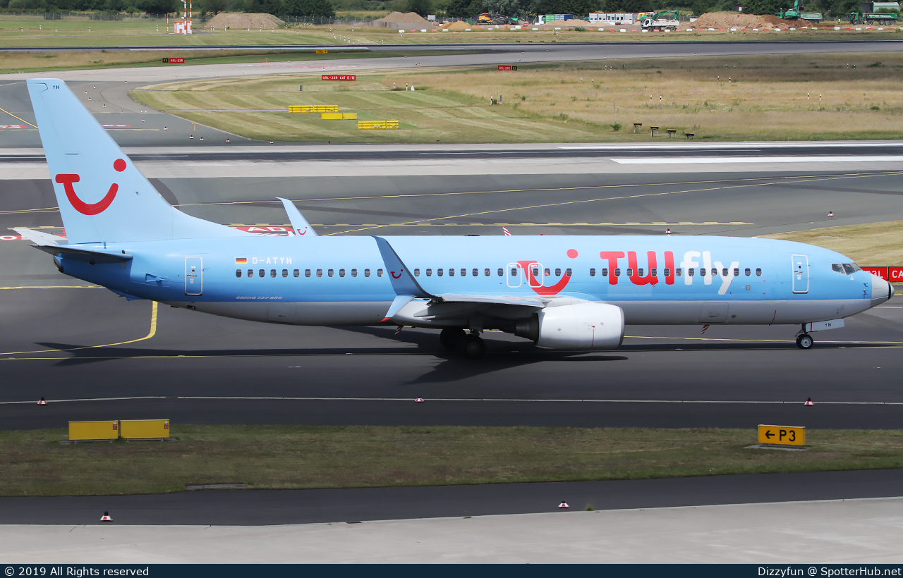 Photo of D-ATYH - Boeing 737-8K5 operated by TUIfly
