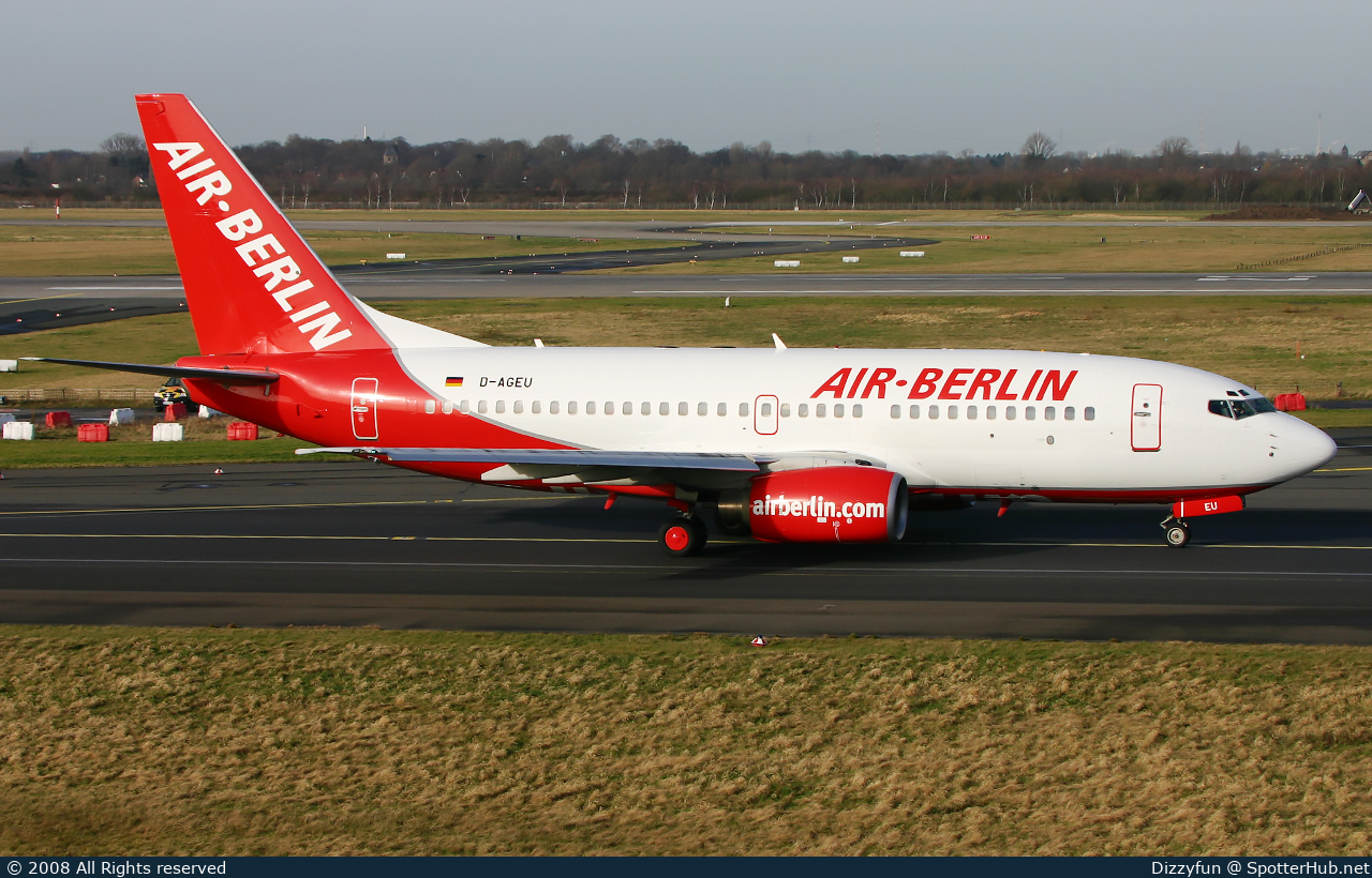 Photo of D-AGEU - Boeing 737-75B operated by Air Berlin (opb Germania)