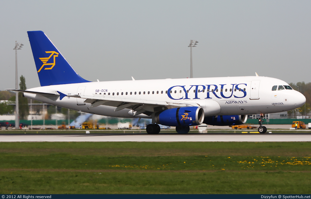 Photo of 5B-DCN - Airbus A319-132 operated by Cyprus Airways