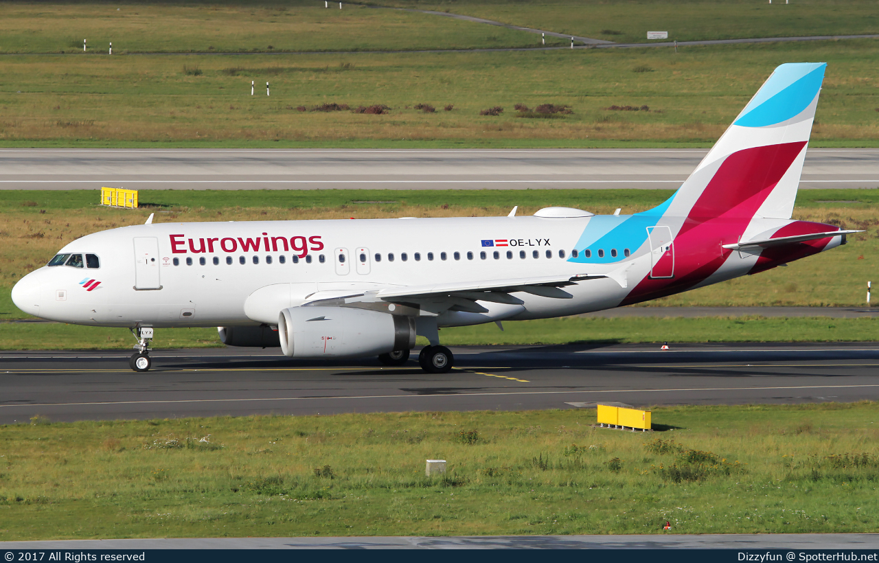 Photo of OE-LYX - Airbus A319-132 operated by Eurowings Europe