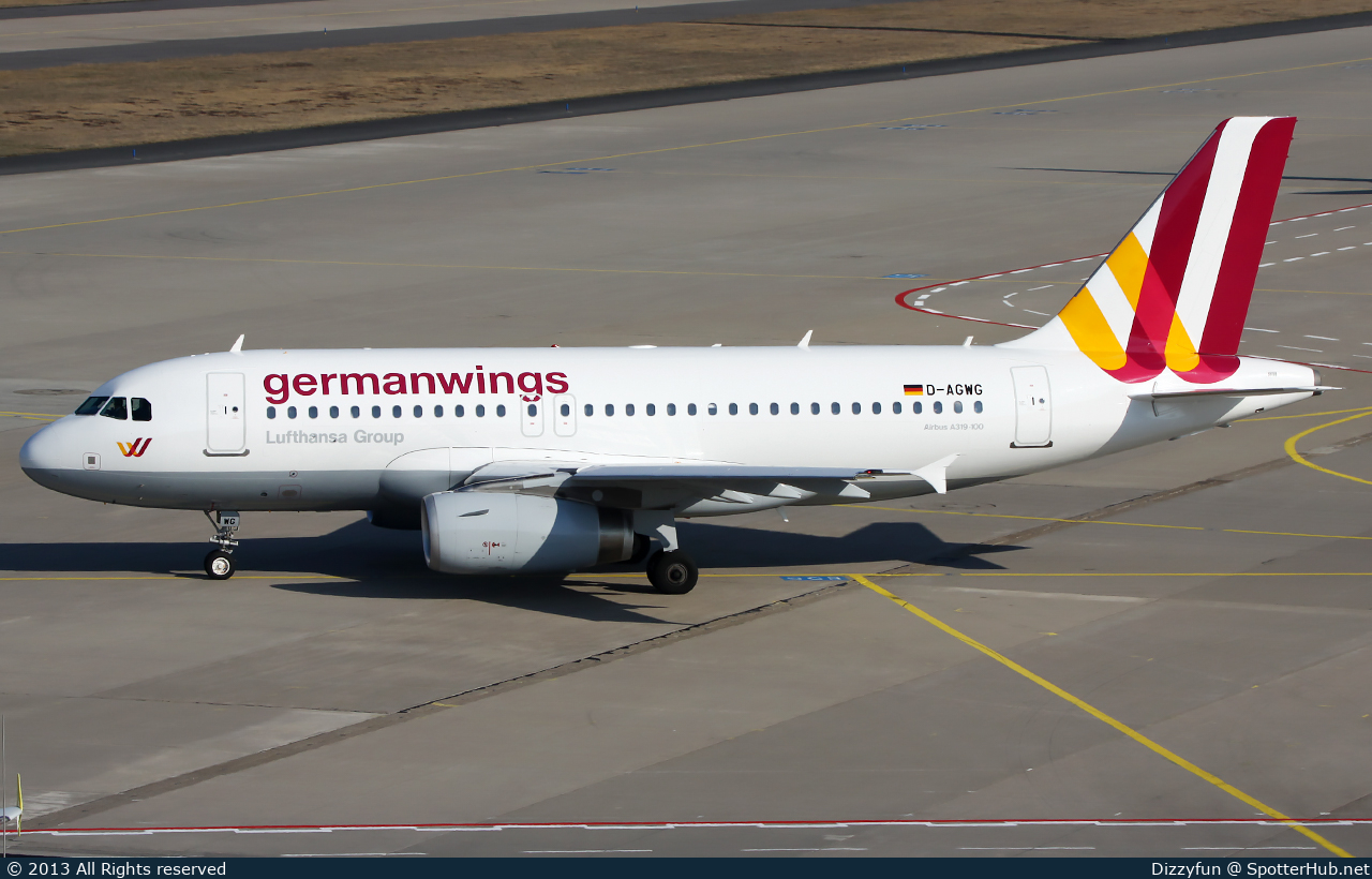 Photo of D-AGWG - Airbus A319-132 operated by Germanwings