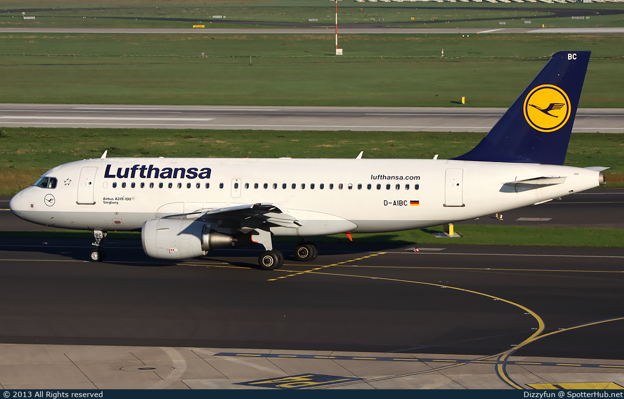 Photo of D-AIBC - Airbus A319-112 operated by Lufthansa