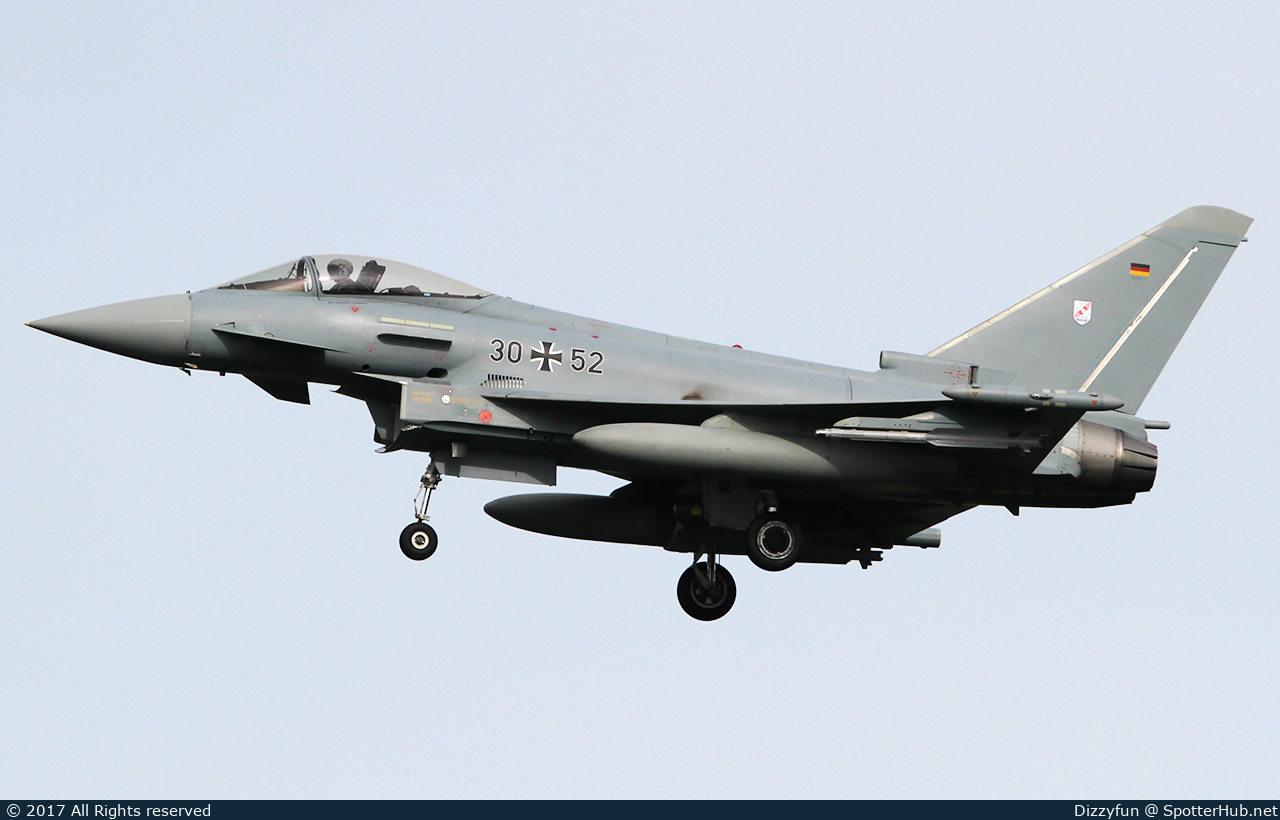 Photo of 30+52 - Eurofighter Typhoon EF-2000 operated by German Air Force
