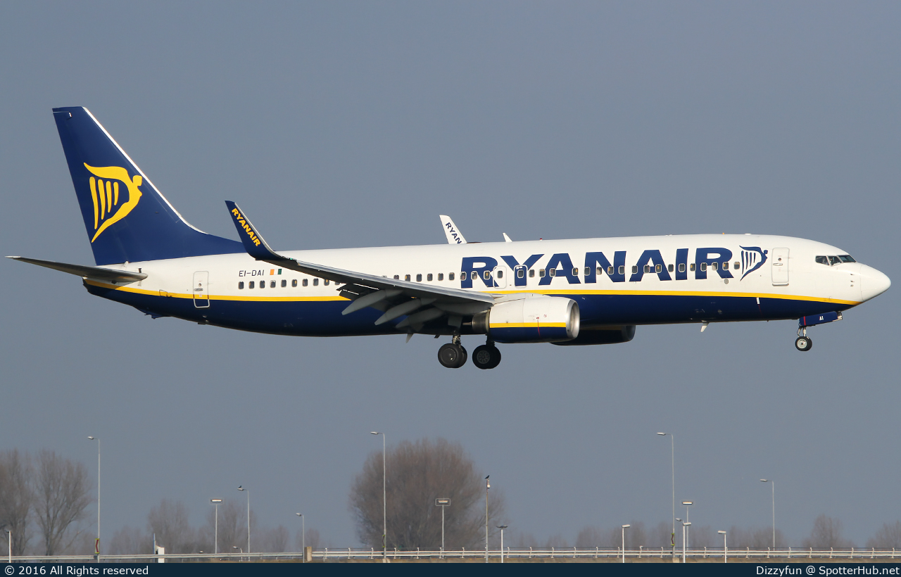 Photo of EI-DAI - Boeing 737-8AS operated by Ryanair