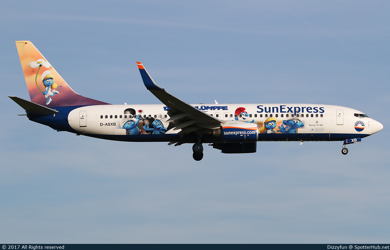 Photo of D-ASXB - Boeing 737-8Z9 operated by SunExpress Germany