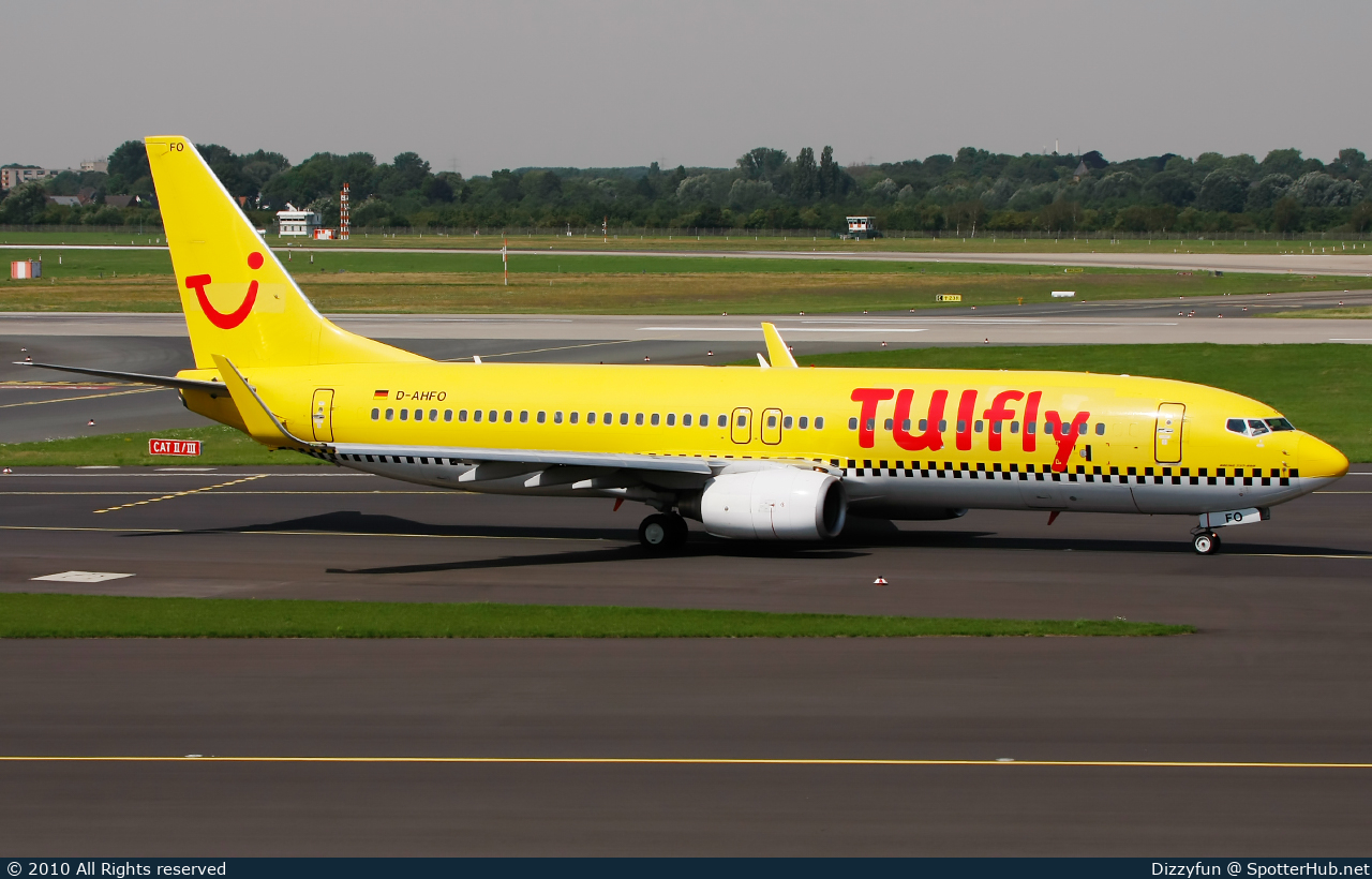 Photo of D-AHFO - Boeing 737-8K5 operated by TUIfly