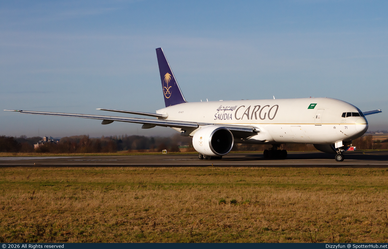 Photo of HZ-AK71 - Boeing 777-FFG operated by Saudia Cargo