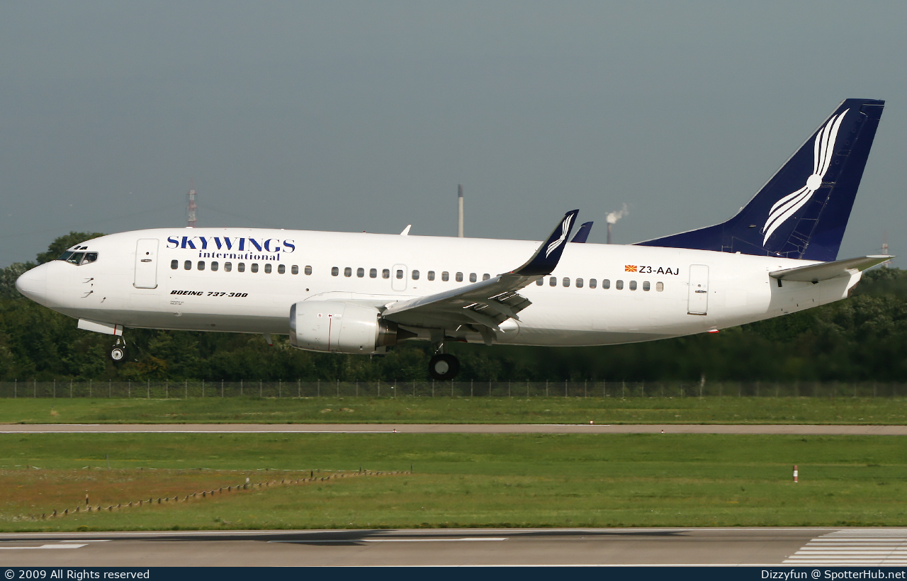 Photo of Z3-AAJ - Boeing 737-33A operated by Skywings International