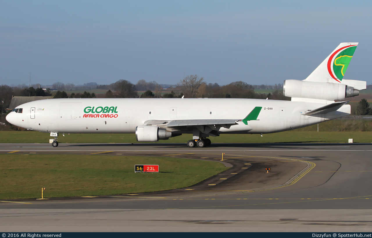 Photo of Z-GAA - McDonnell Douglas MD-11(F) operated by Global Africa Cargo