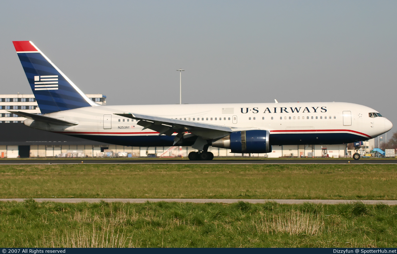 Photo of N253AY - Boeing 767-2B7(ER) operated by US Airways