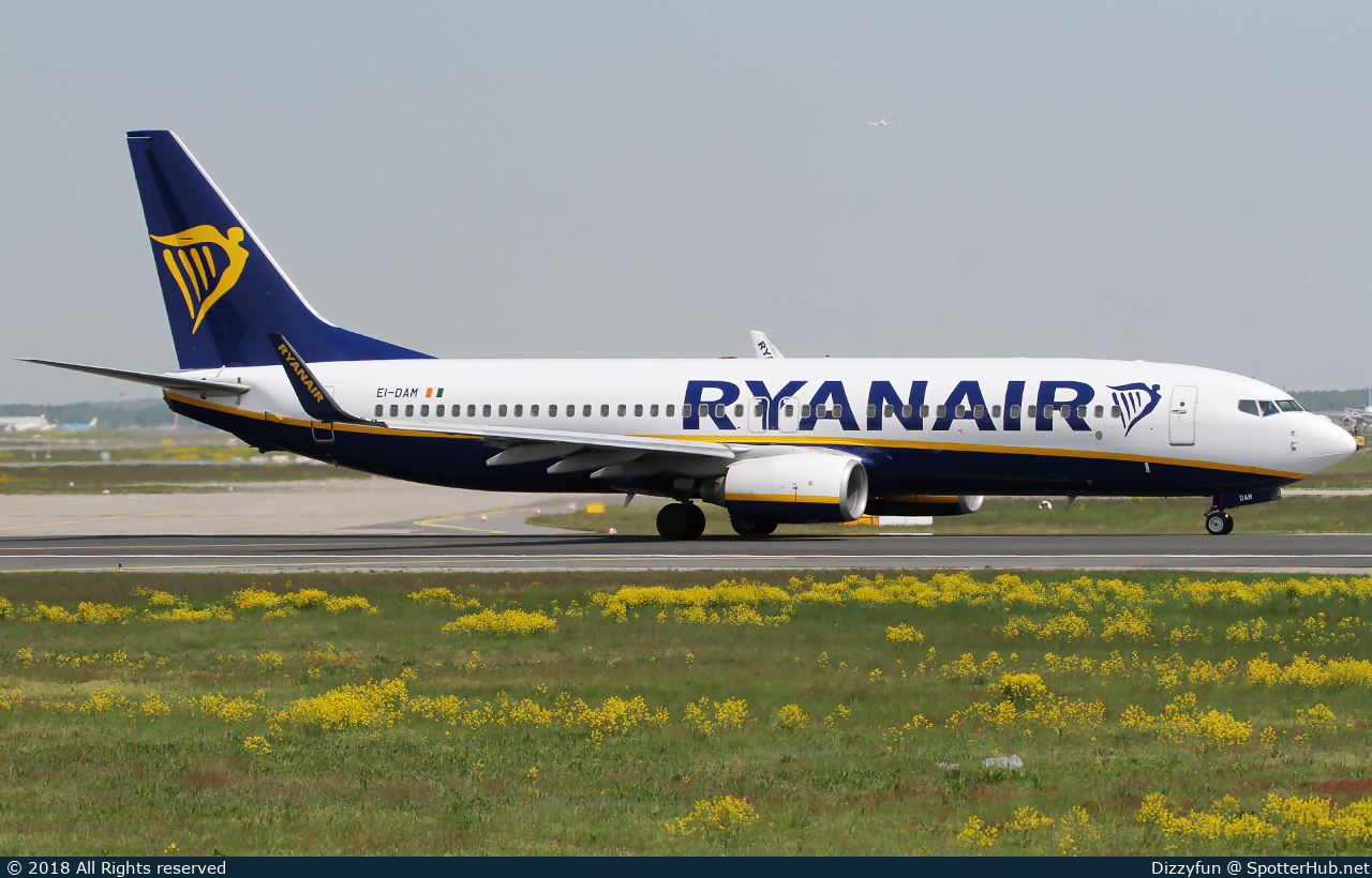 Photo of EI-DAM - Boeing 737-8AS operated by Ryanair