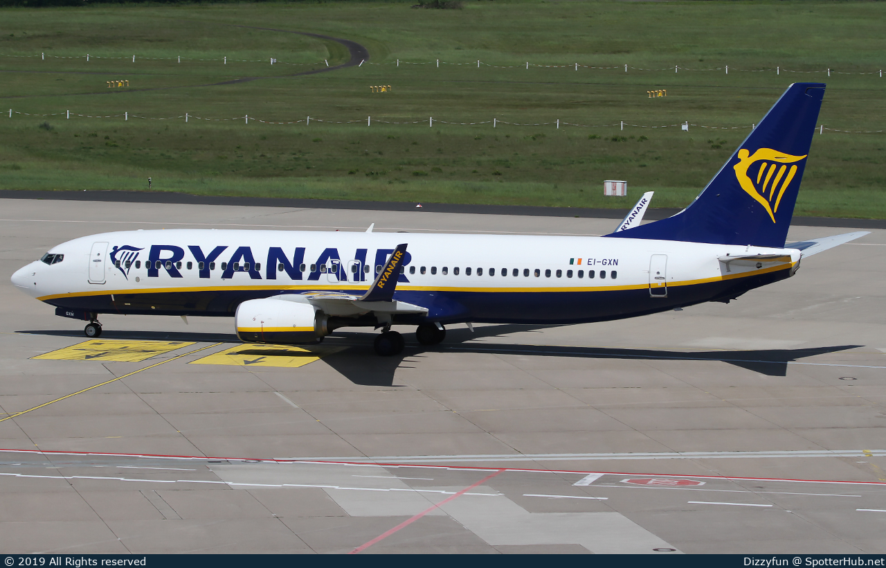 Photo of EI-GXN - Boeing 737-8AS operated by Ryanair