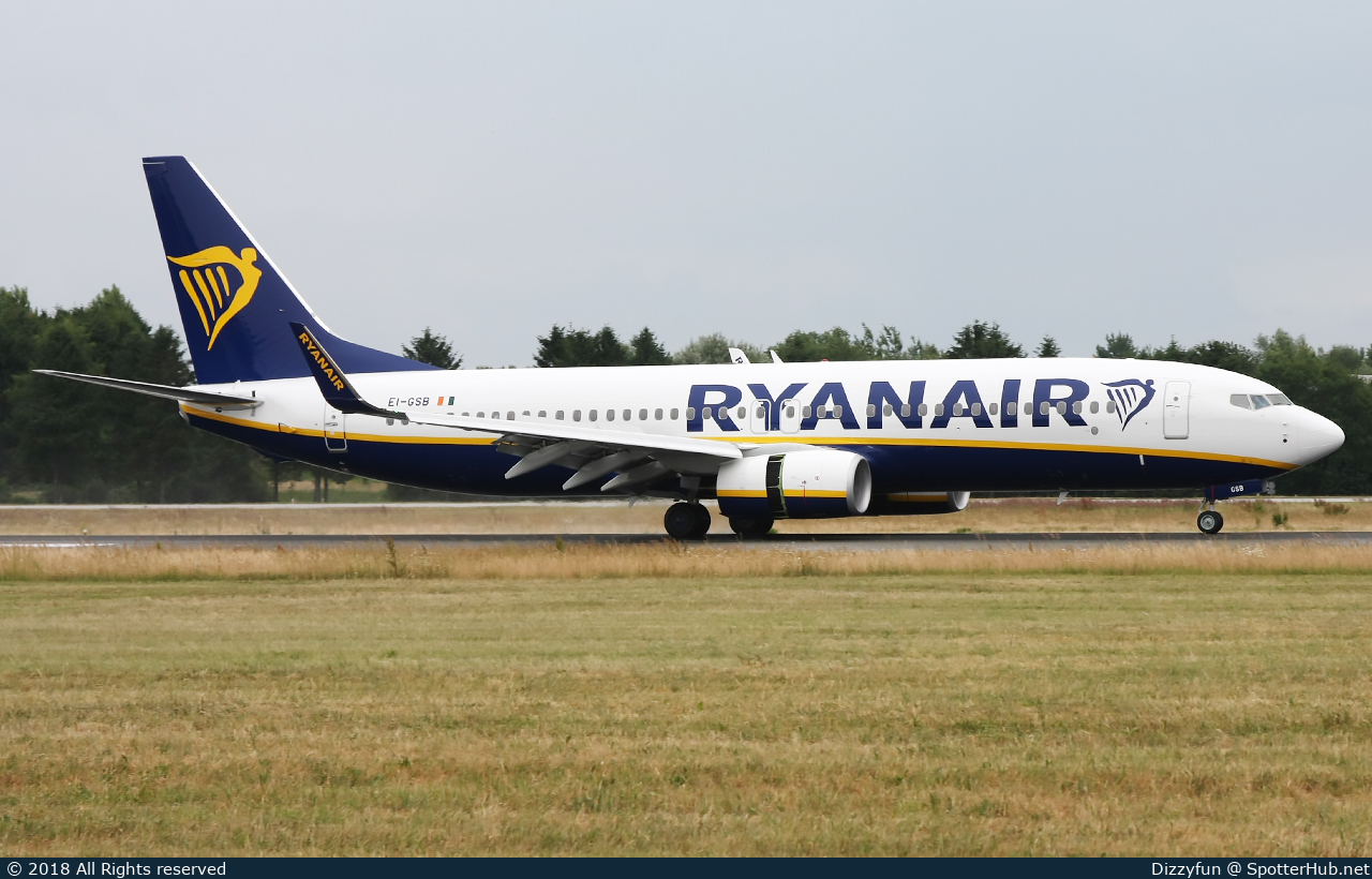 Photo of EI-GSB - Boeing 737-8AS operated by Ryanair