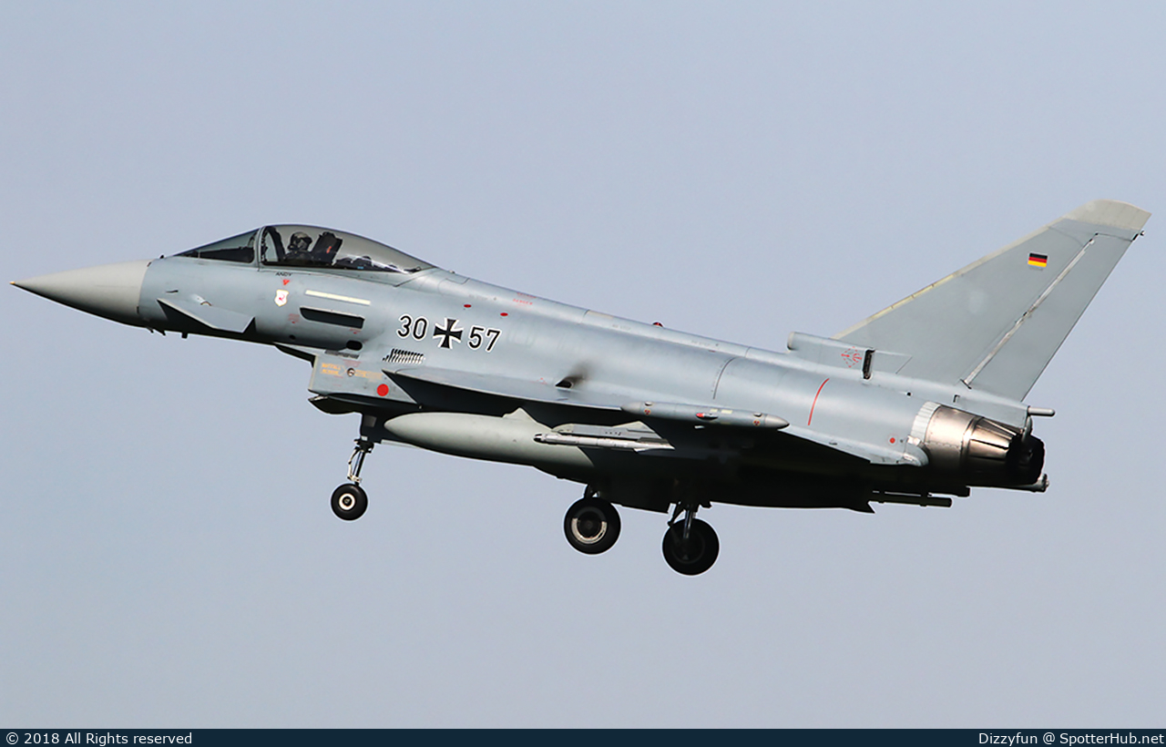 Photo of 30+57 - Eurofighter Typhoon EF-2000 operated by German Air Force