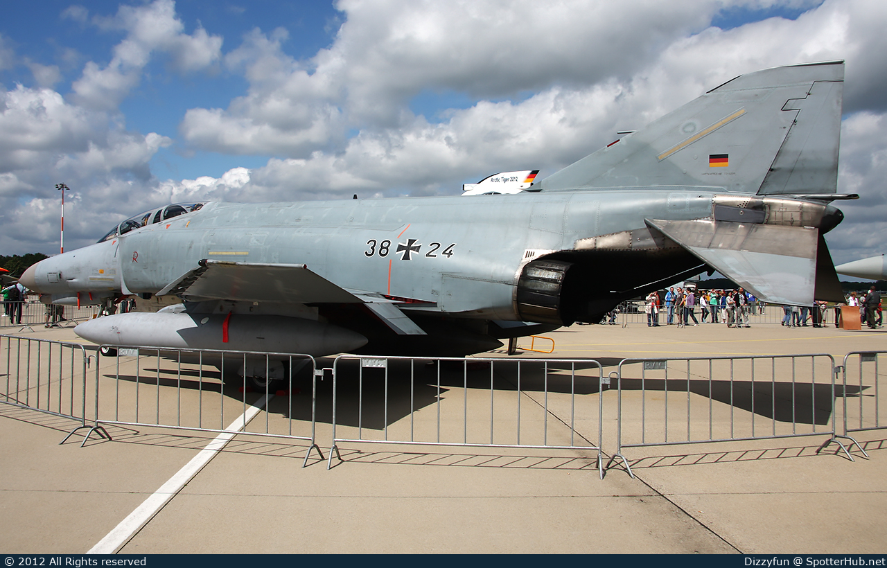 Photo of 38+24 - McDonnell Douglas F-4F Phantom II operated by German Air Force