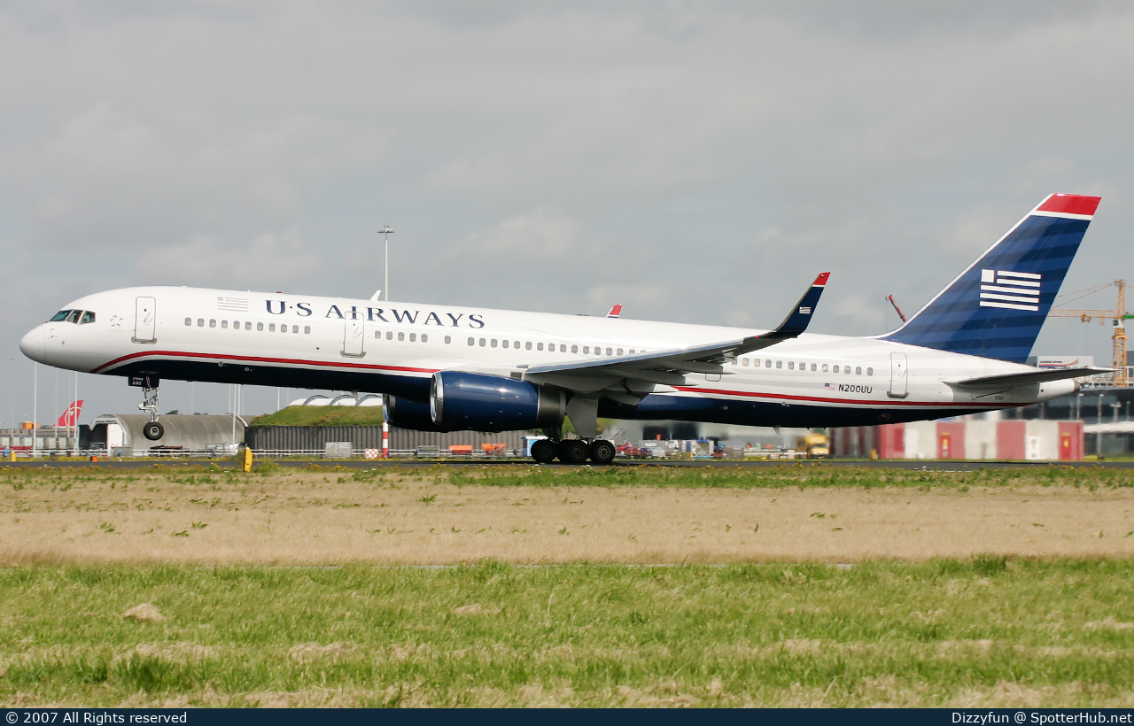 Photo of N200UU - Boeing 757-2B7 operated by US Airways