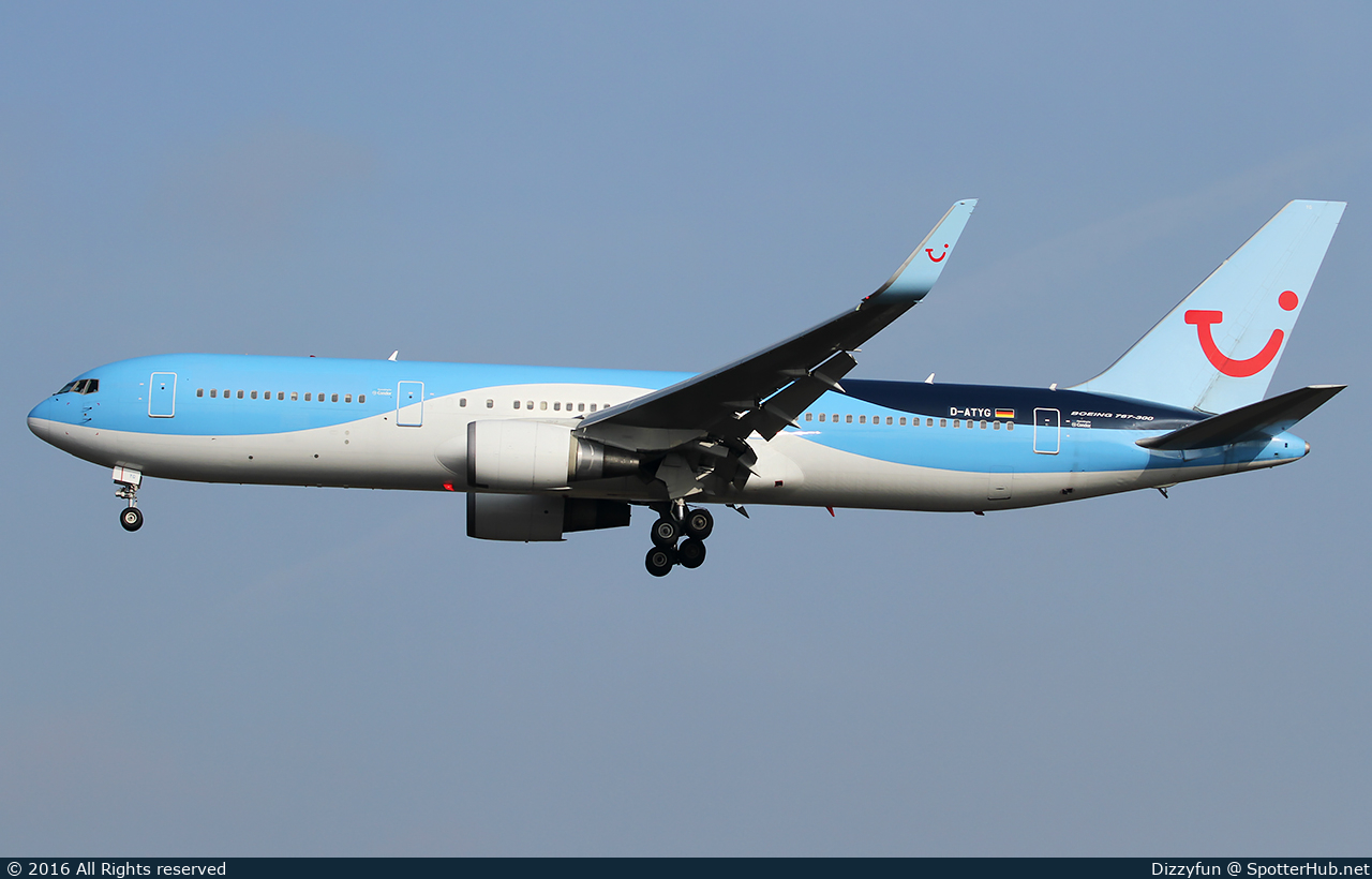 Photo of D-ATYG - Boeing 767-304(ER) operated by TUIfly