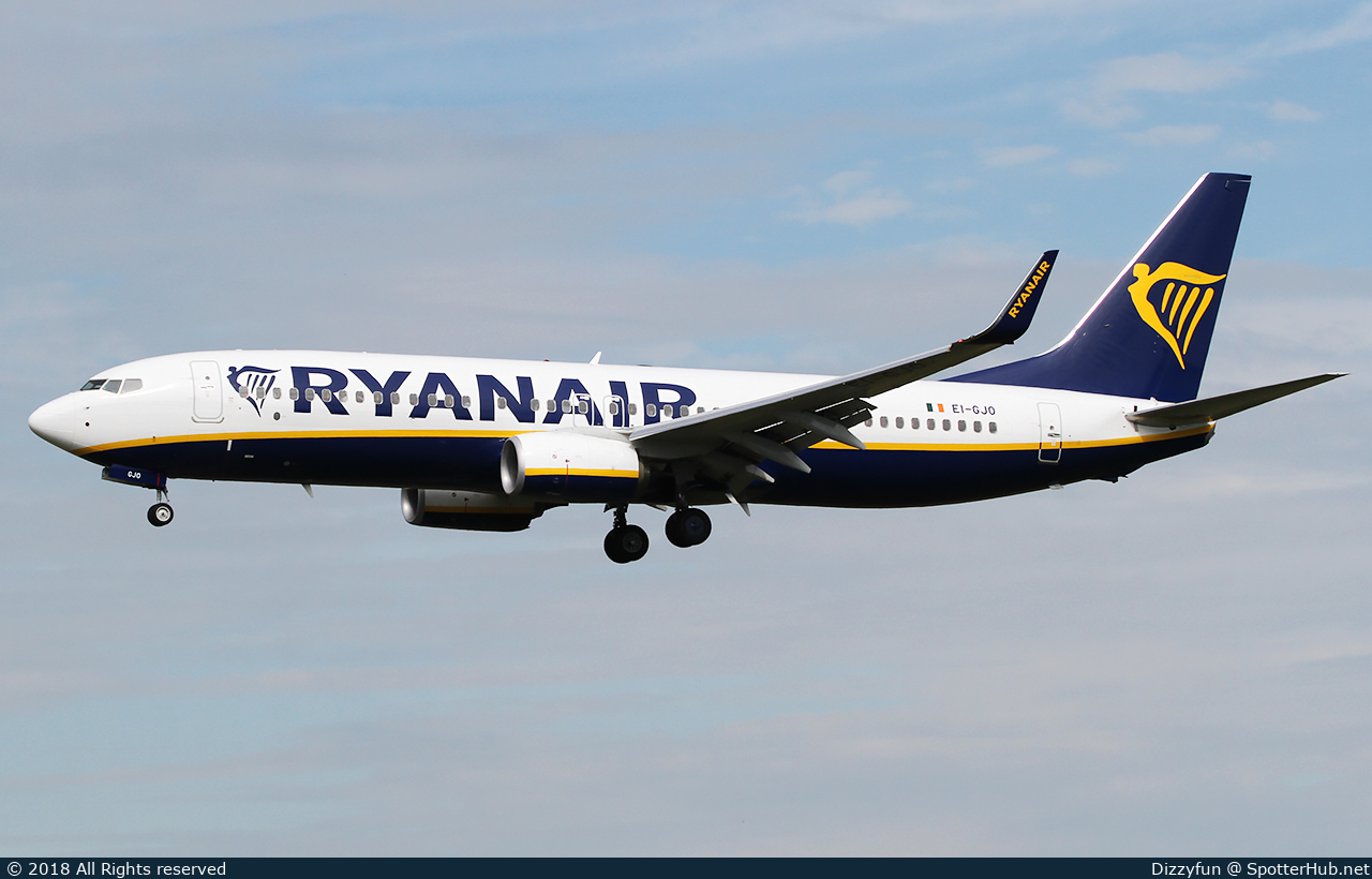 Photo of EI-GJO - Boeing 737-8AS operated by Ryanair
