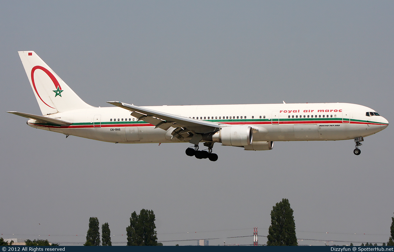Photo of CN-RNS - Boeing 767-36N(ER) operated by Royal Air Maroc