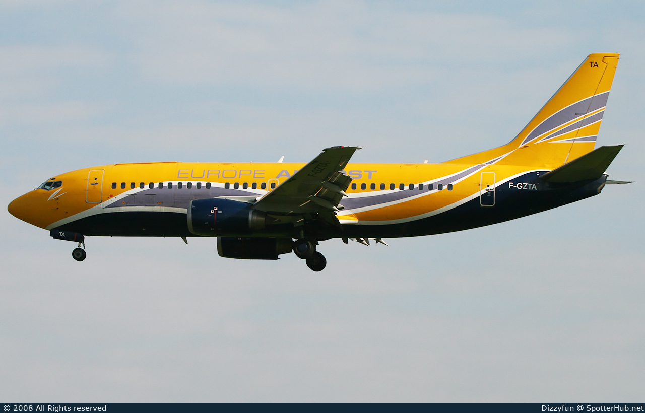 Photo of F-GZTA - Boeing 737-33V(QC) operated by Europe Airpost