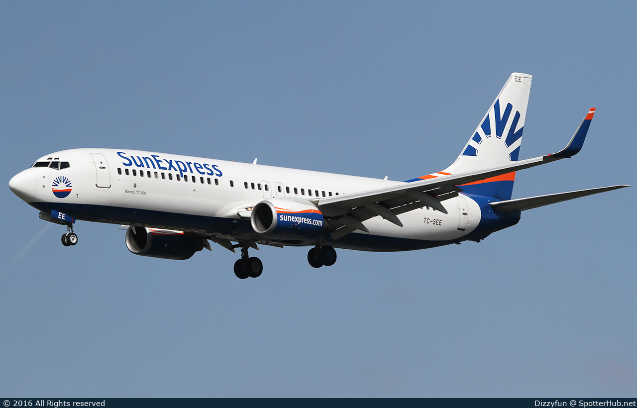 Photo of TC-SEE - Boeing 737-8CX operated by SunExpress