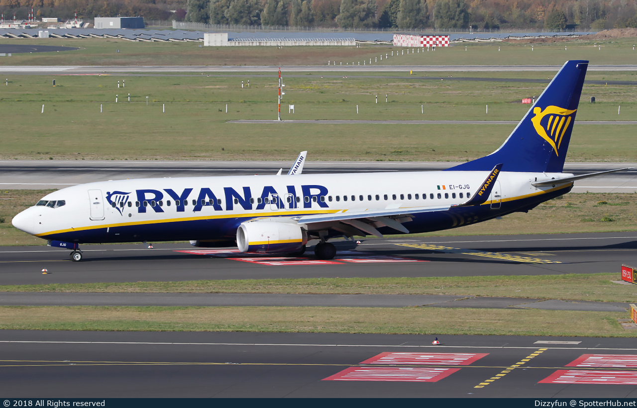 Photo of EI-GJG - Boeing 737-8AS operated by Ryanair