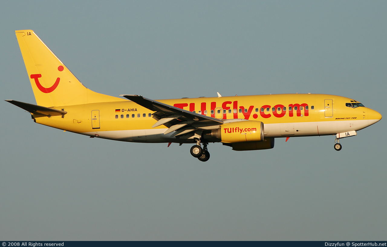 Photo of D-AHIA - Boeing 737-73S operated by TUIfly
