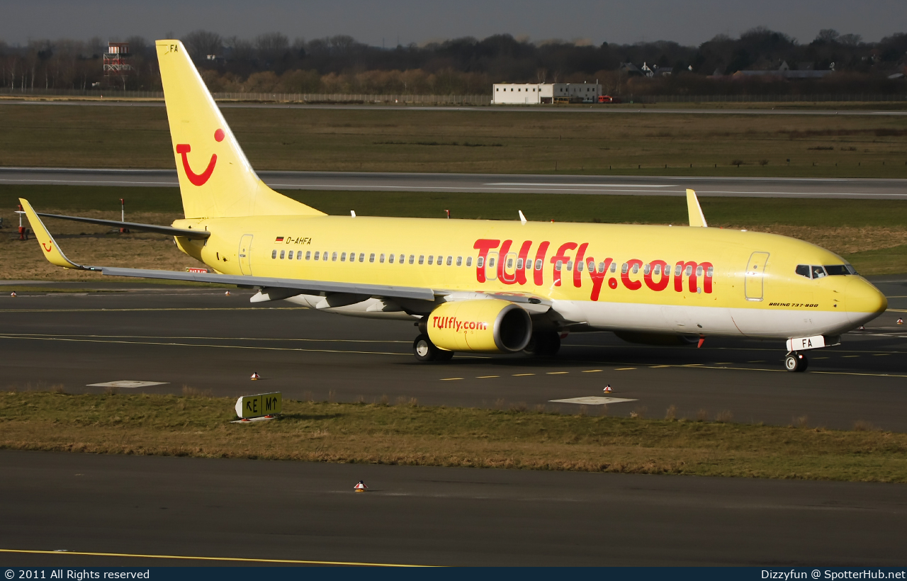 Photo of D-AHFA - Boeing 737-8K5 operated by TUIfly