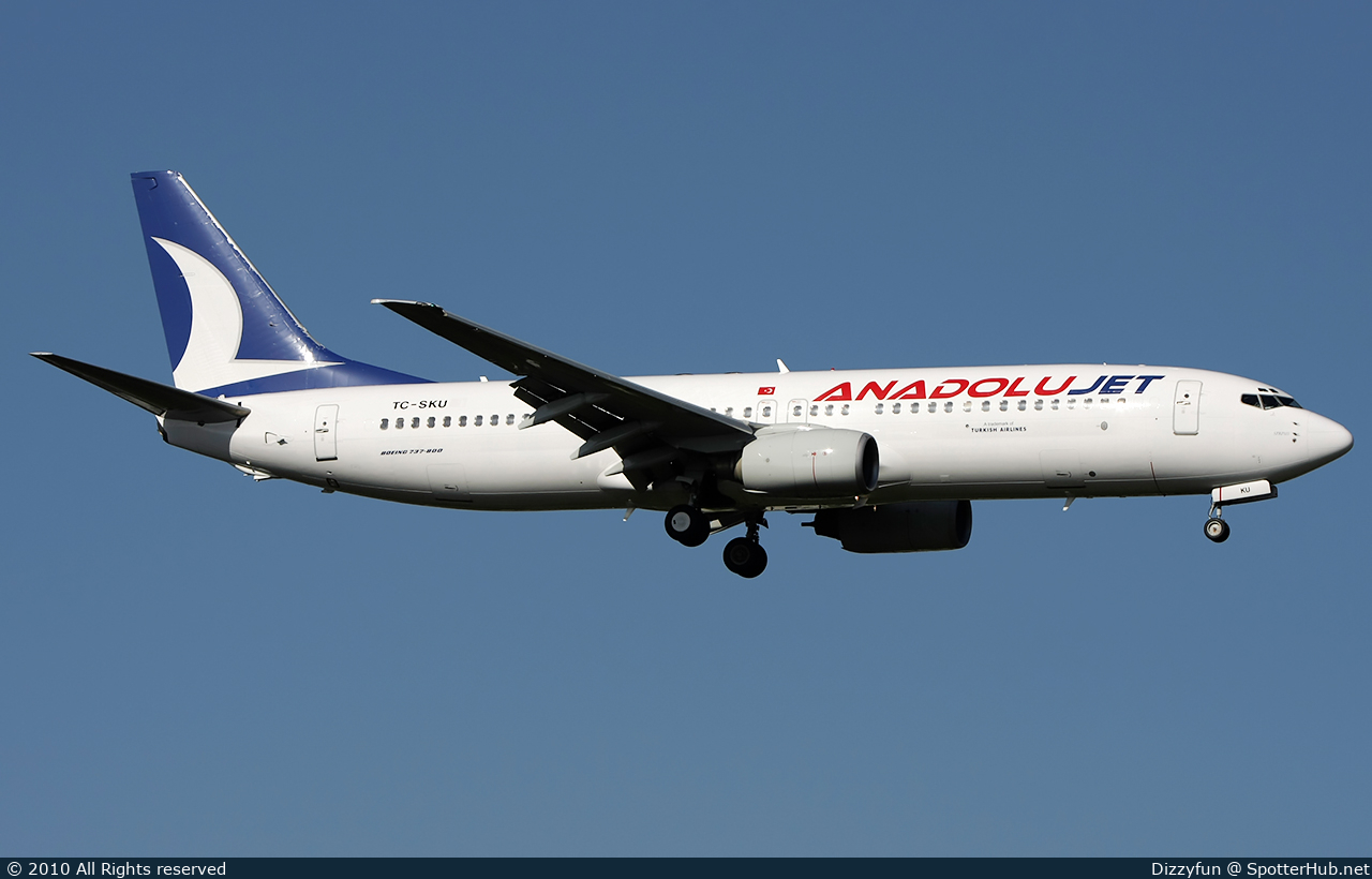 Photo of TC-SKU - Boeing 737-883 operated by AnadoluJet (opb Sky Airlines)