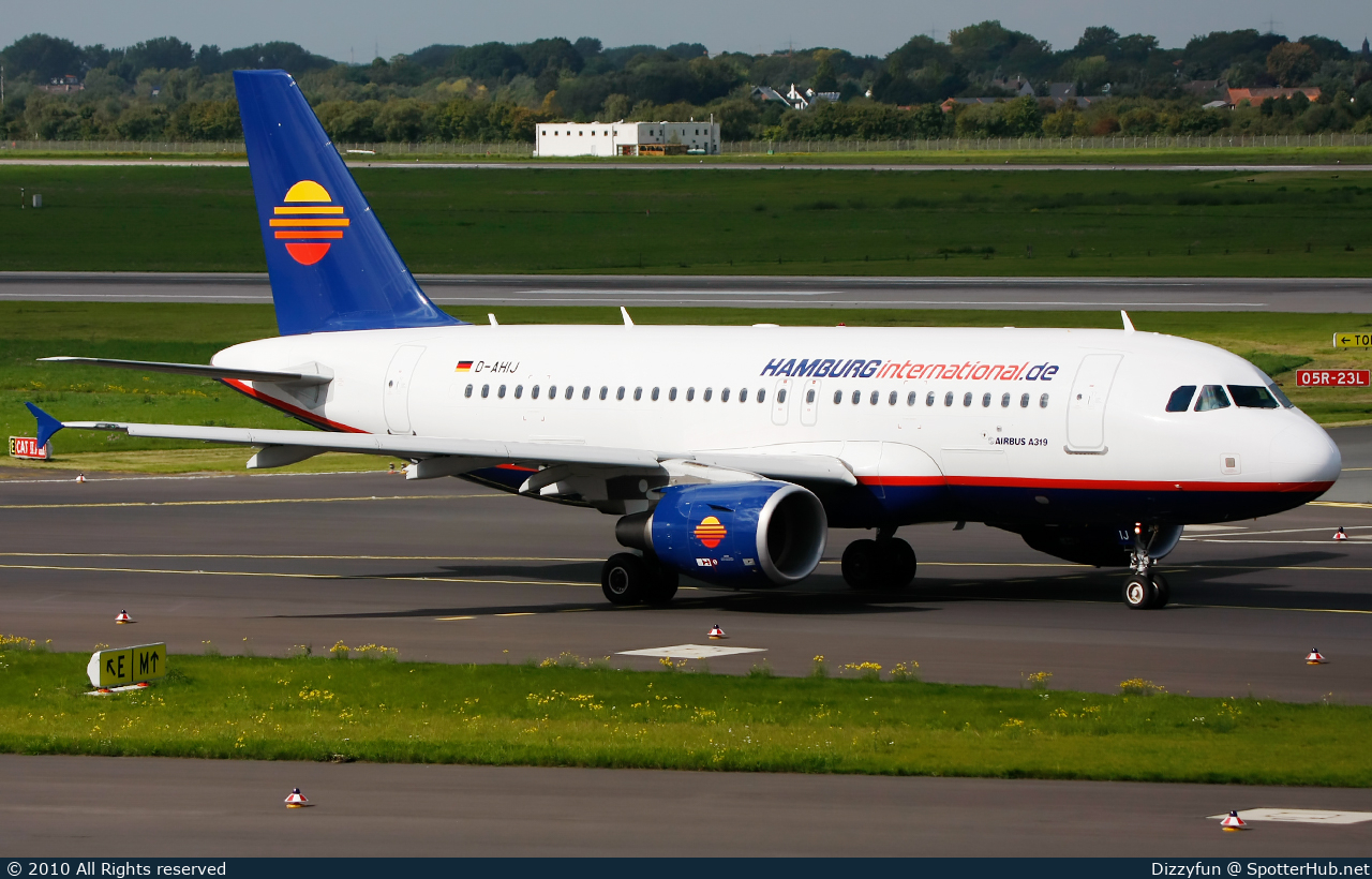 Photo of D-AHIJ - Airbus A319-112 operated by Hamburg International